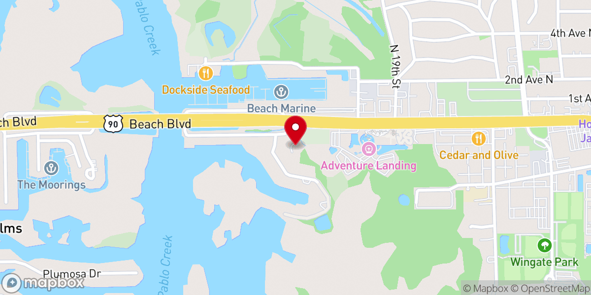 Map showing location of Church of Our Savior
