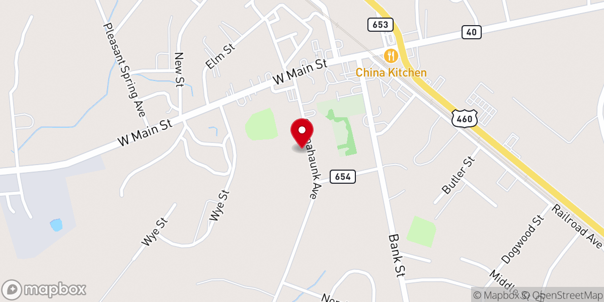 Map showing location of Waverly United Methodist