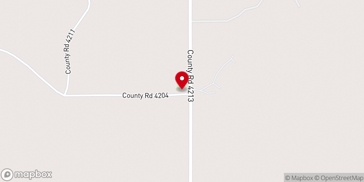 Map showing location of New Bethel Church