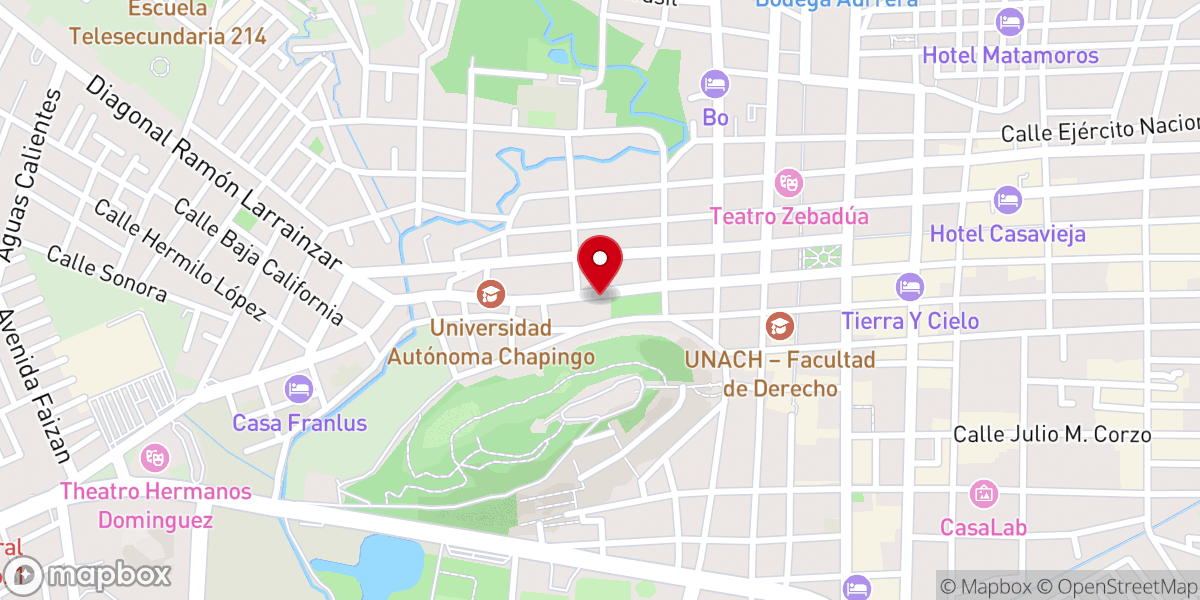 Map showing location of Santuario del Señor Justo Juez San Cristóbal de las Casas