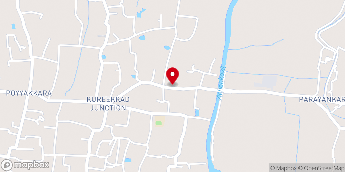 Map showing location of St. Thomas Mar Thoma Church