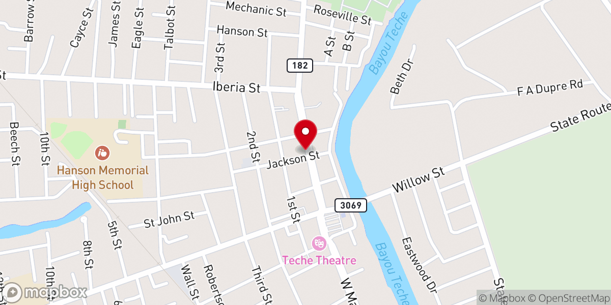 Map showing location of Chez Hope Inc