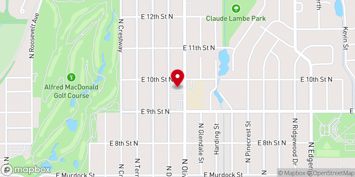 Map showing location of New Day Christian Church Inc