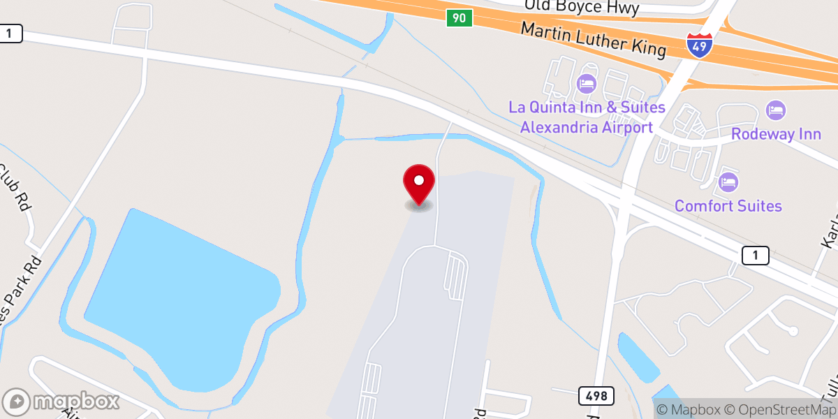 Map showing location of Piece-A-Cake Weddings and Events
