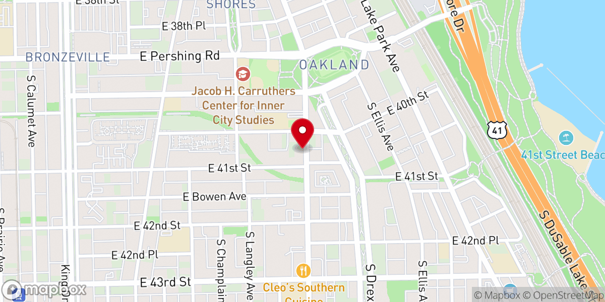 Map showing location of Zion Pentecostal Church of God in Christ
