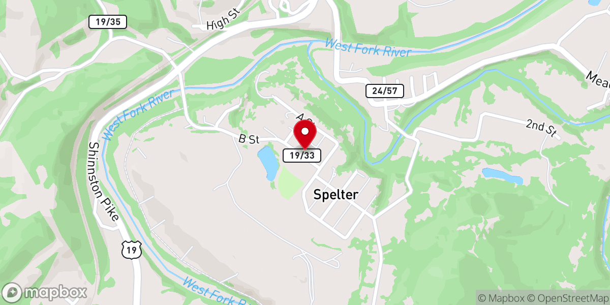 Map showing location of Rushing Wind