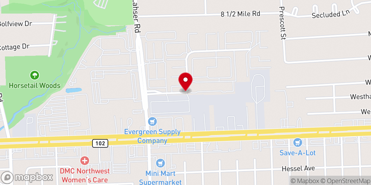 Map showing location of Daughters of Zion
