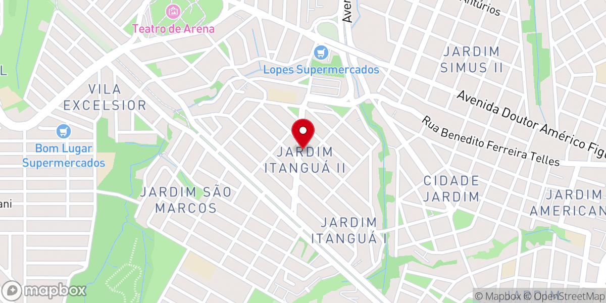 Map showing location of Igreja Evangélica Assembléia De Deus Em Sorocaba-Sp