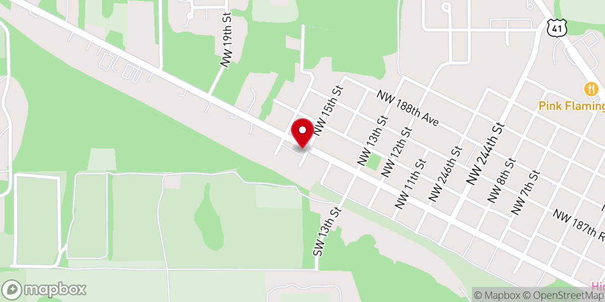Map showing location of Shiloh Missionary Baptist Church