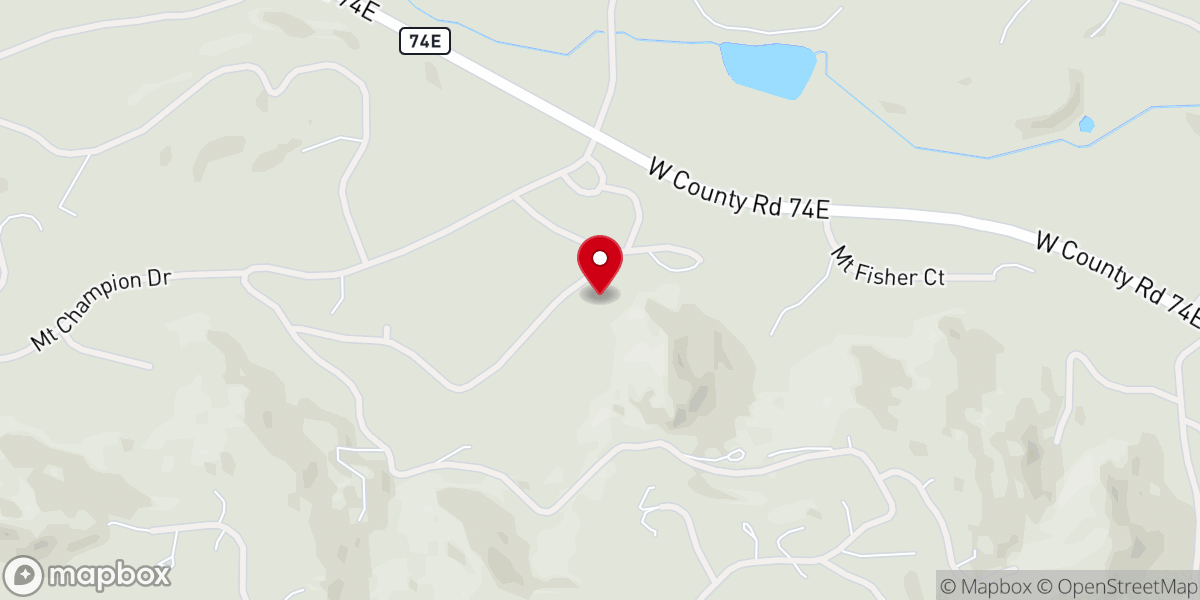 Map showing location of Living Hope Mountain Respite