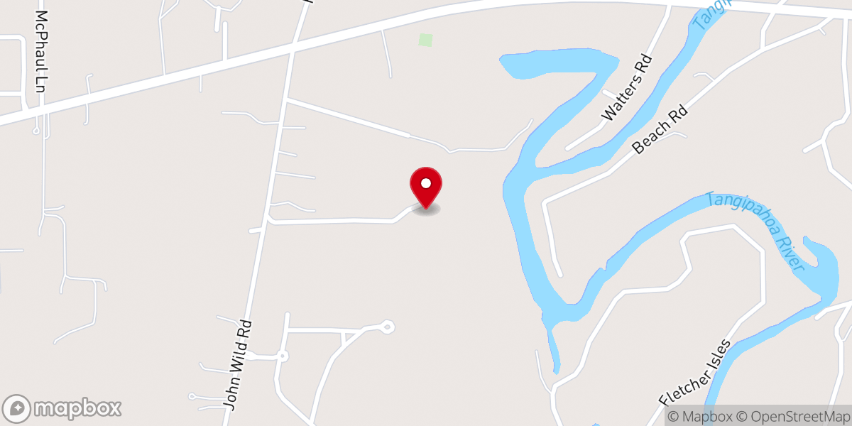 Map showing location of The Carriage House