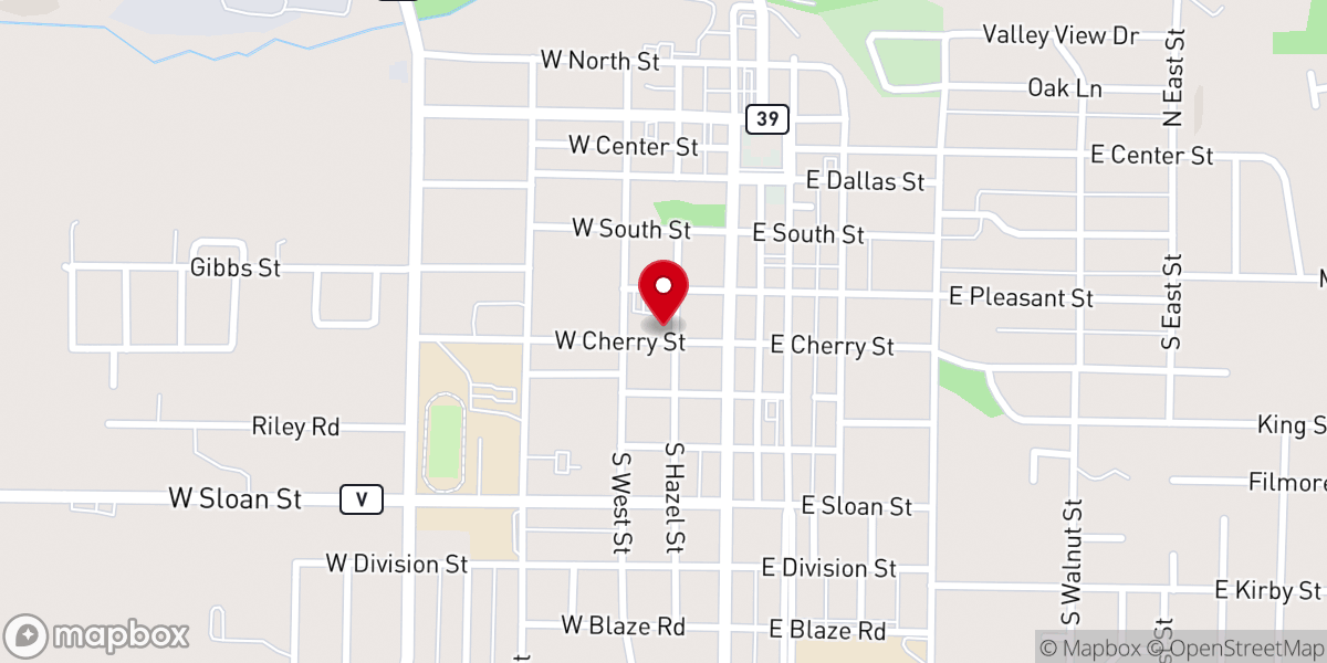 Map showing location of Apostolic New Testament Church