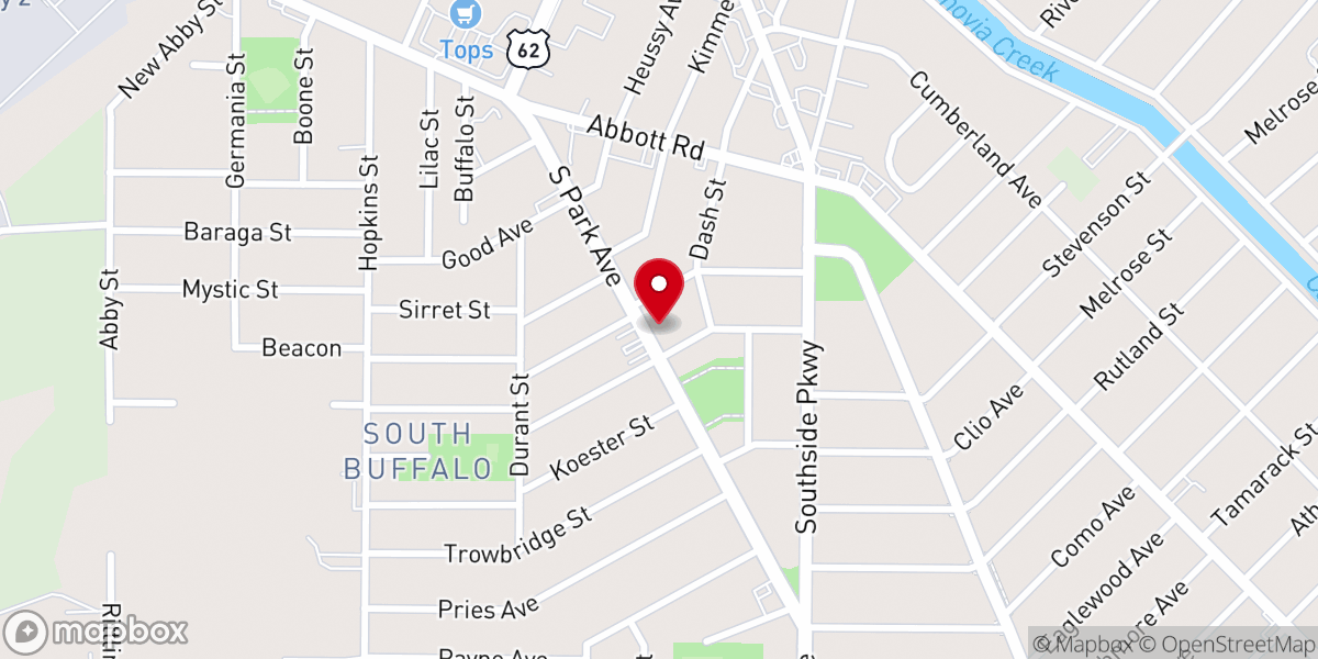 Map showing location of Bread of Life Church