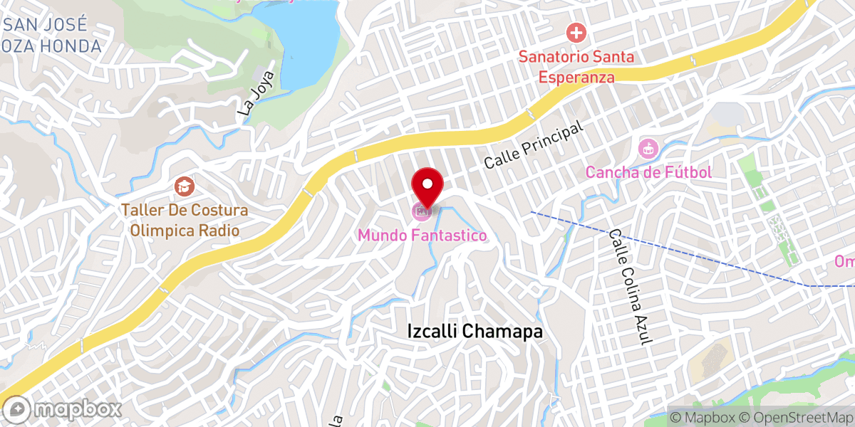 Map showing location of Parroquia Jesús de Nazaret