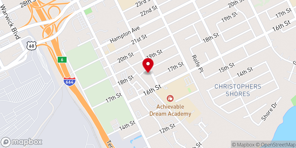 Map showing location of Saint Timothy Church of Christ