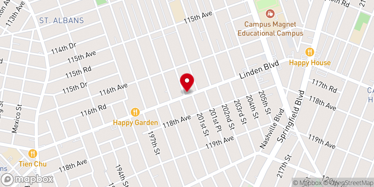 Map showing location of Gospel New Life Cultural and Counseling Center Inc