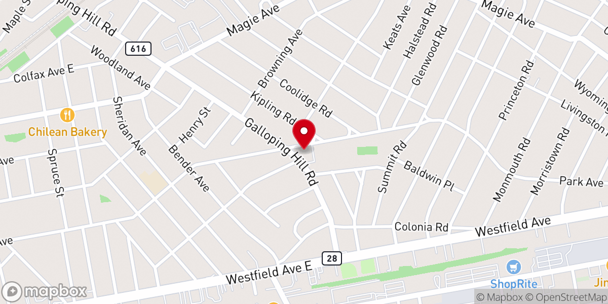 Map showing location of Bethlehem Judah Christian Fellowship Inc