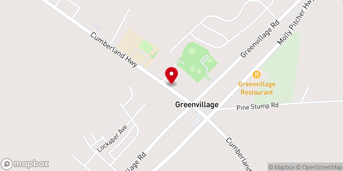 Map showing location of New Testament Baptist Church