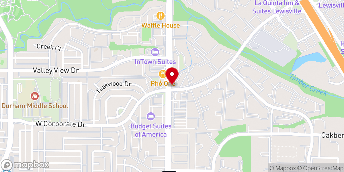 Map showing location of Revival Palace Church