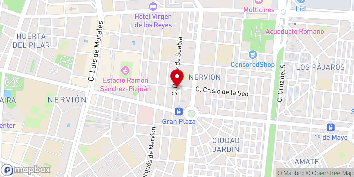 Map showing location of Cofradía del Sagrado Corazón de Jesús