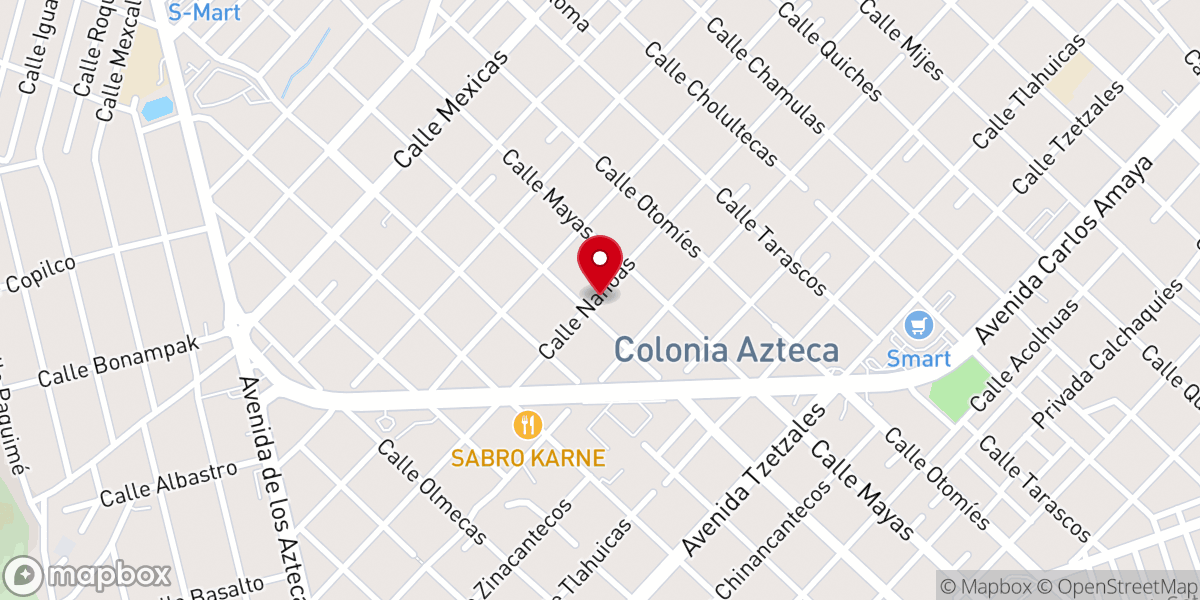 Map showing location of 1ra Iglesia Bautista Misionera El Calvario de Juarez