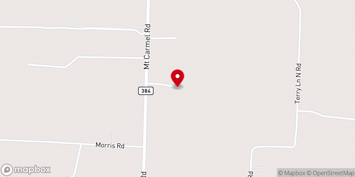 Map showing location of The Manor at Mount Carmel