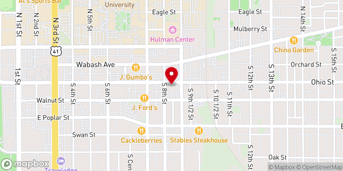 Map showing location of New Life Community Church