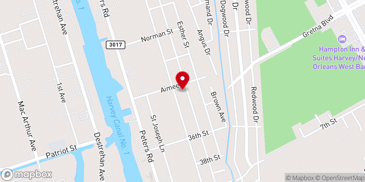 Map showing location of Saint Peters Church of God and Christ