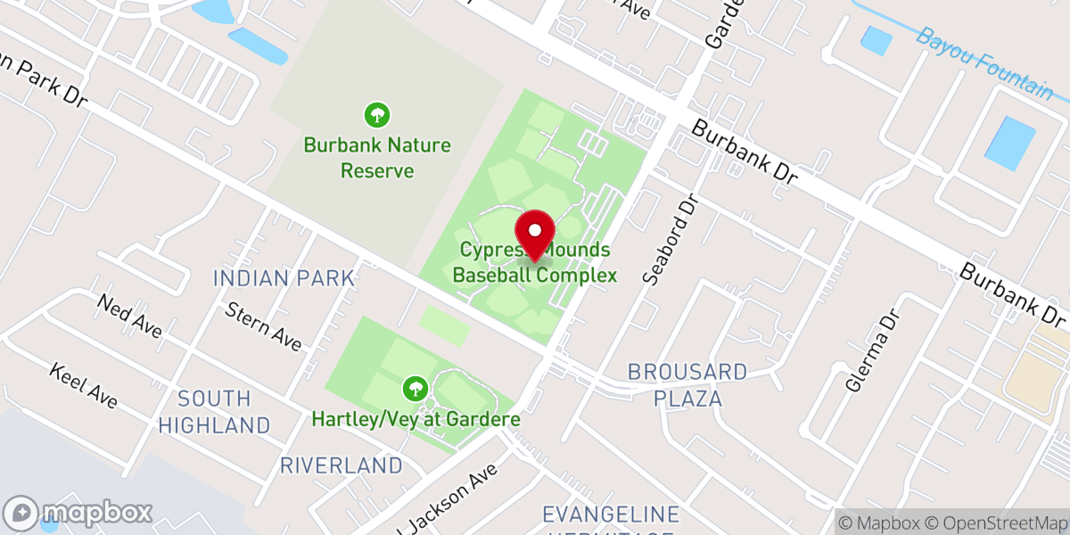 Map showing location of Parish Field