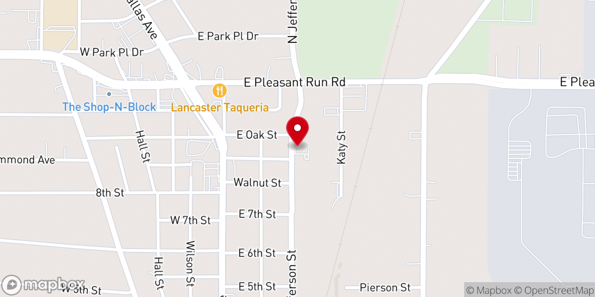Map showing location of Zion Chapel Economic Development