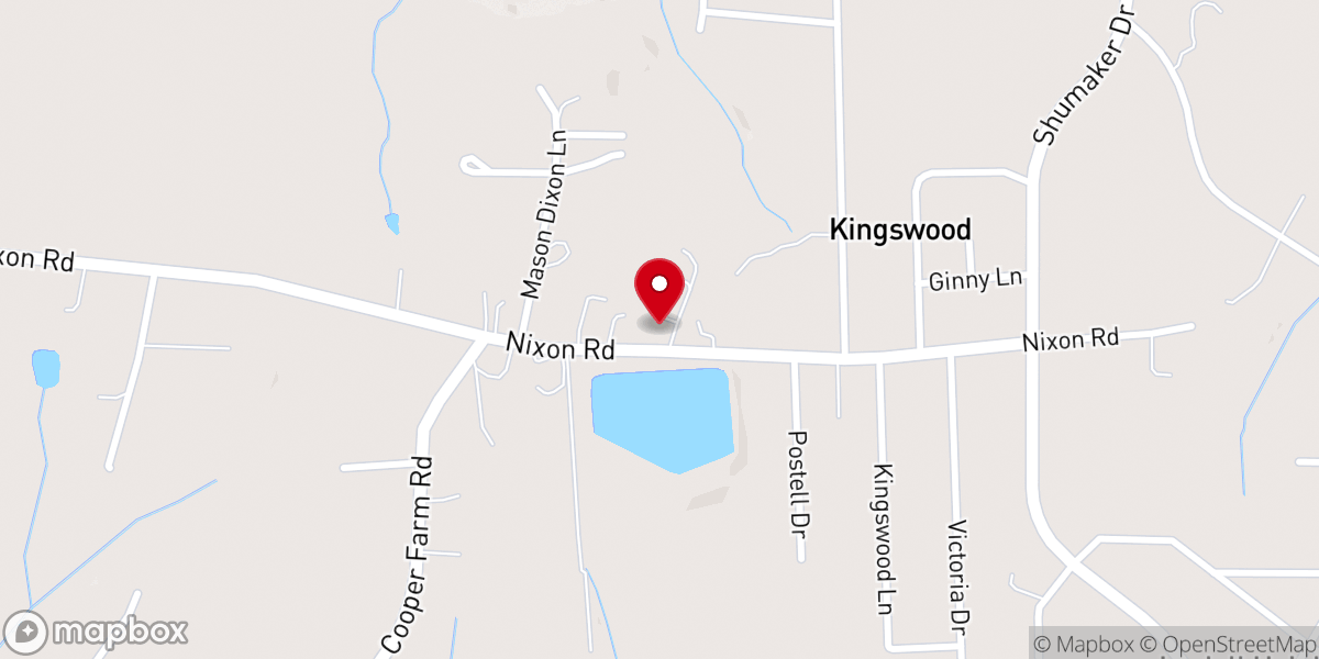 Map showing location of North Carolina Kachin Baptist Church