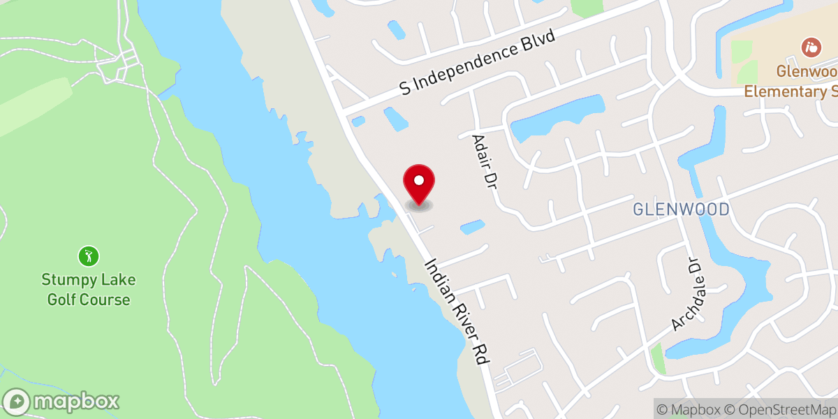 Map showing location of Mount Bethel Baptist Church