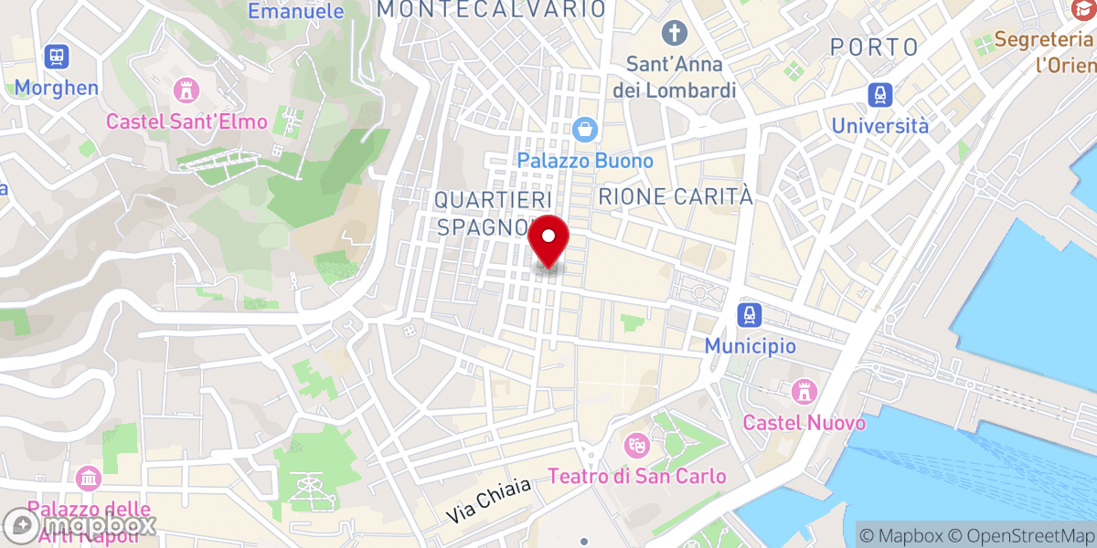 Map showing location of Santuario di Santa Maria Francesca delle Cinque Piaghe