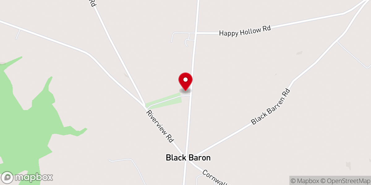 Map showing location of Pleasant Grove Church