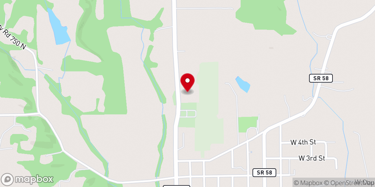 Map showing location of Freetown Church of Christ
