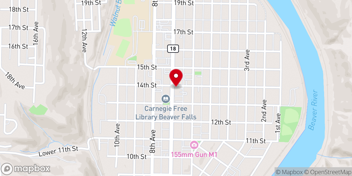 Map showing location of Tiger Pause Youth Ministry
