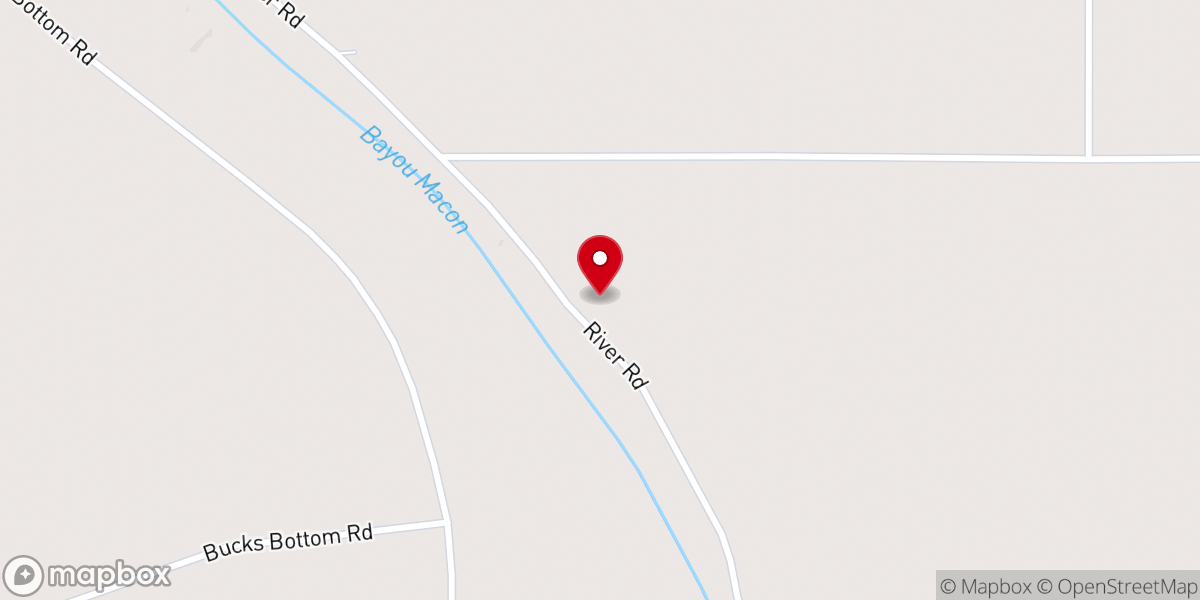 Map showing location of Eureka Baptist Church