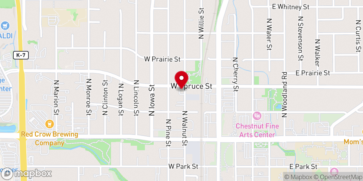 Map showing location of Saint Luke Church of God in Christ