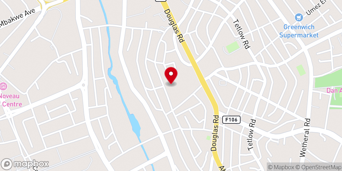Map showing location of Holiness Evangelistic Church