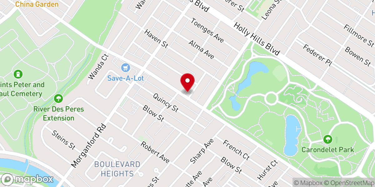 Map showing location of Apostolic Faith Pentecostal Church