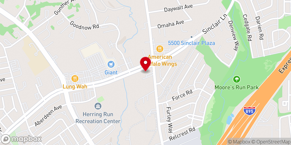 Map showing location of New Creation Christian Church