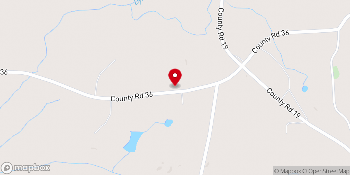 Map showing location of Greens Chapel