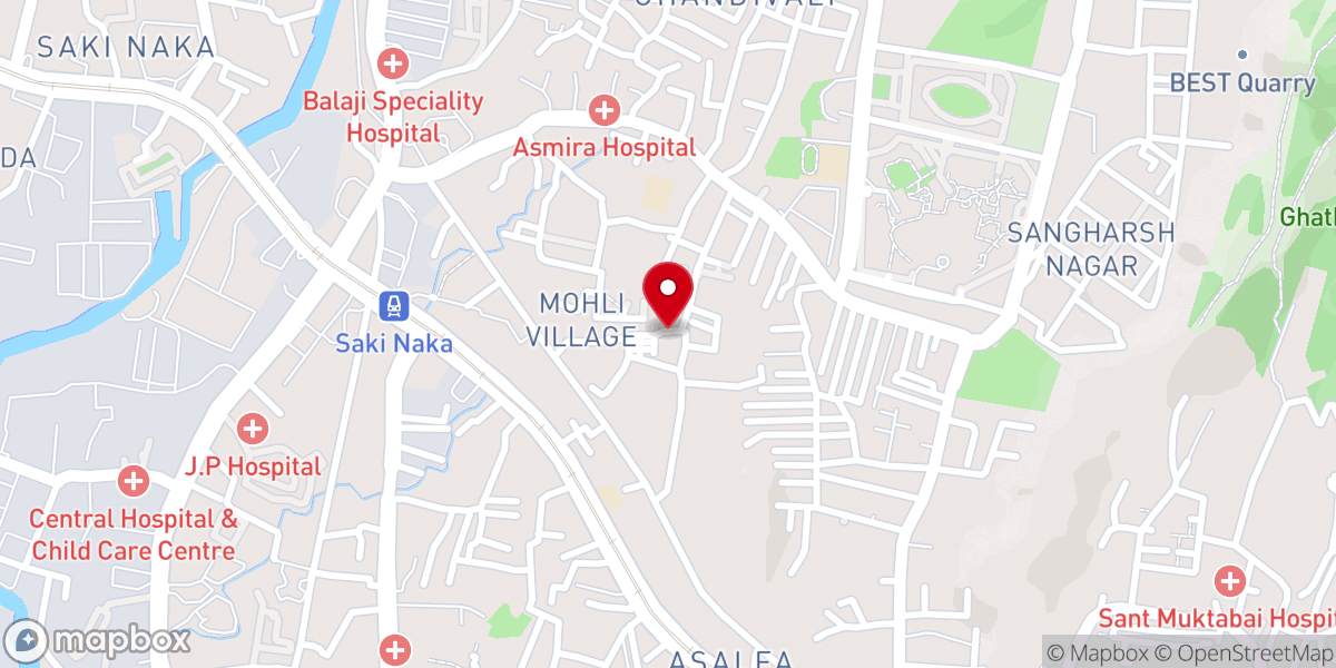 Map showing location of IPC Sakinaka - Hebron Prayer Center