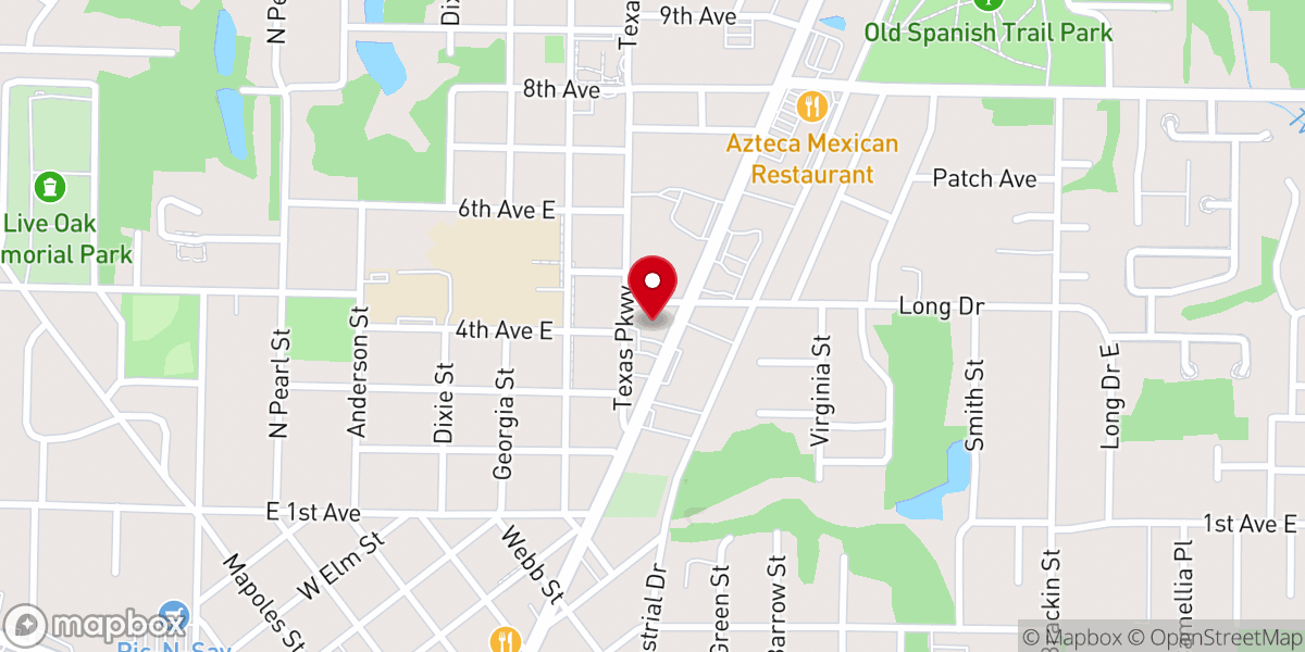 Map showing location of Exodos Ministries Addiction Recovery Ministry/Thrift Store
