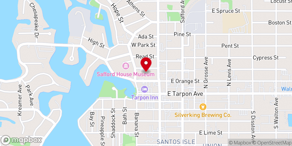 Map showing location of Fellowship Church