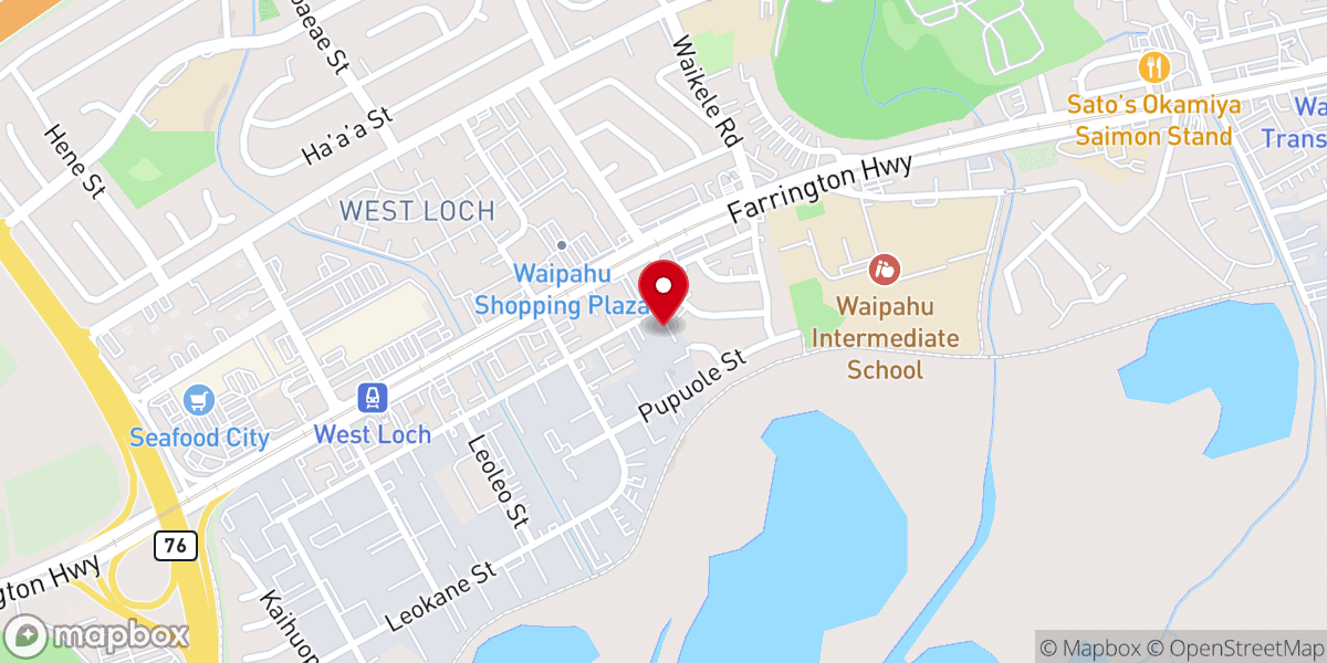 Map showing location of His Name Is Jesus Tabernacle