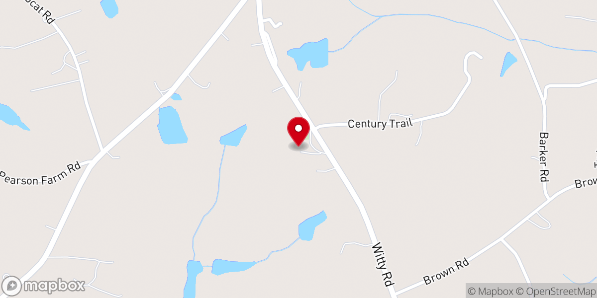 Map showing location of Bethany Methodist Church