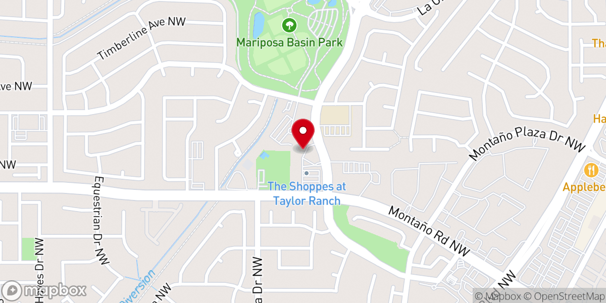 Map showing location of Vertical Church Albuquerque