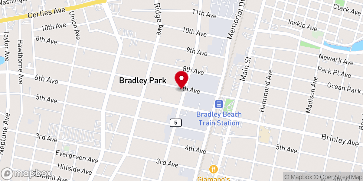 Map showing location of holy innocents church