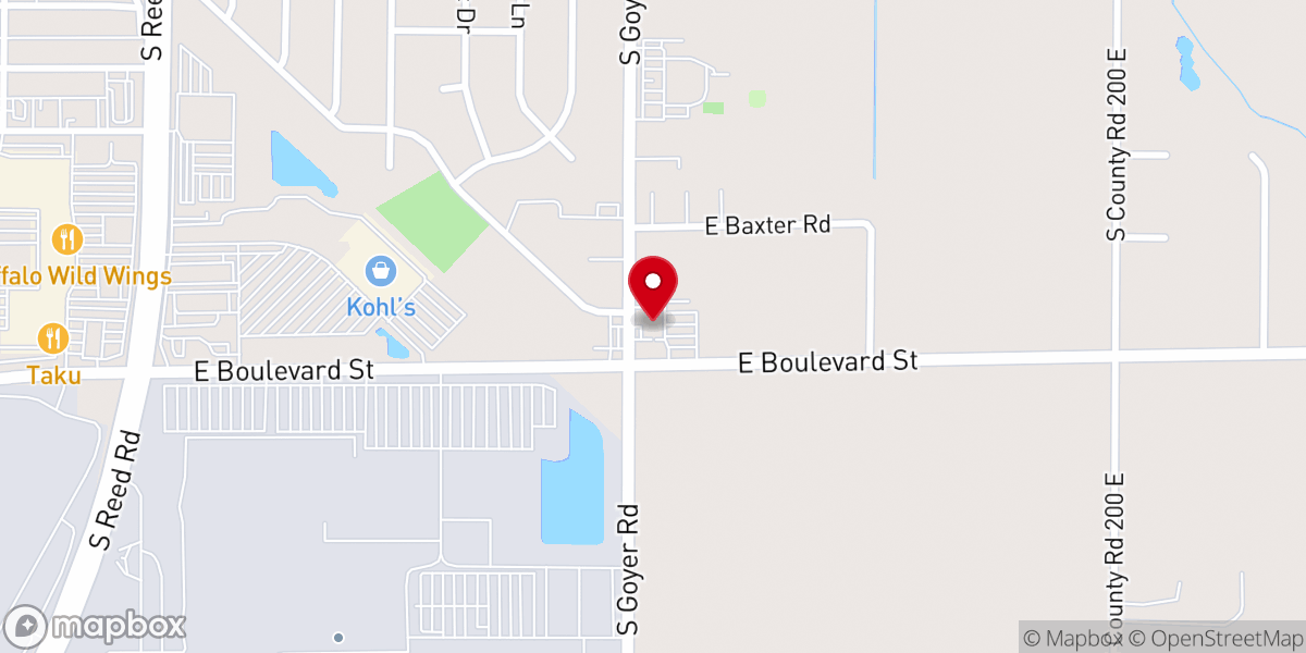 Map showing location of grace community foursquare church